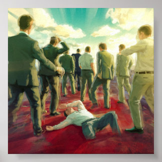 "Rush" Poster Print Digital Wall Art capitalism 