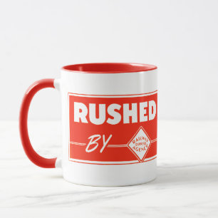 Rushed By Railway Express Agency Mug