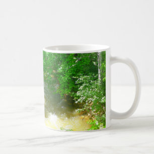 Rushing River under the Trees Mug