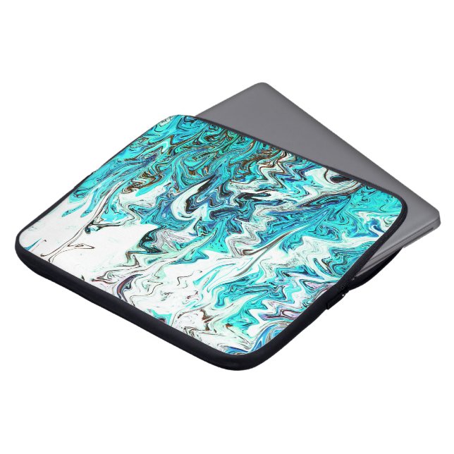 Rushing Sea....... Laptop Sleeve (Front Top)