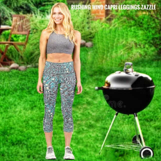 Rushing Wind  Capri Leggings (Creator Uploaded)