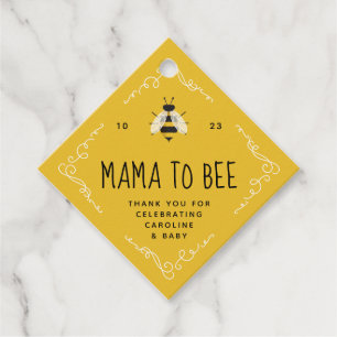 Rusitc Mama to Bee Baby Shower Favour Tags