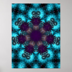 Ruskiana Cercle fractal Poster