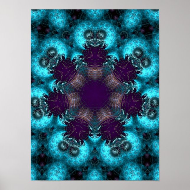 Ruskiana Cercle fractal Poster (Devant)