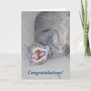Russ The Cat Congratulations Card