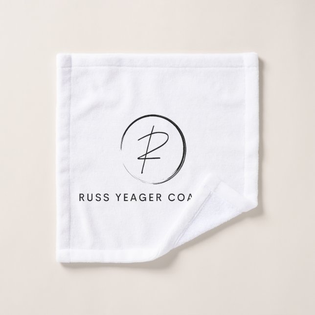 Russ Yeager Coaching Signature Logo (Gant de toilette)