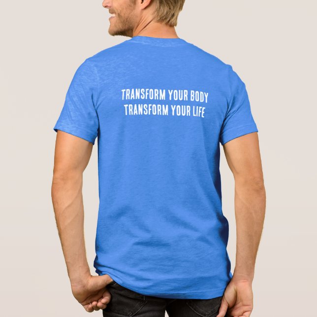 Russ Yeager Coaching Signature Logo Tri-Blend Shir Tri-Blend Shirt (Back)