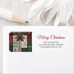 Russe Noël Vert Plaid Tartan Motif