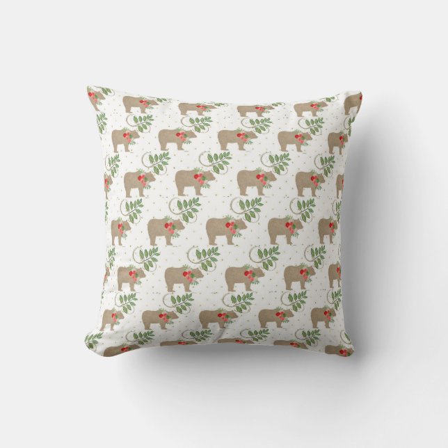 Russe Ours Coussins de Noël (Recto)