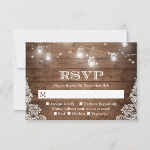 Russe Pays Mason Jar Éclairages RSVP