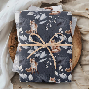 Russe Woodland Fox Feuilles d'hiver