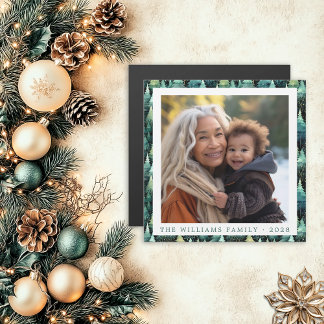 Russe Woodland - Magnet photo de Noël