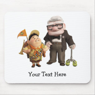 Russell and Carl from Disney Pixar UP! Mouse Pad