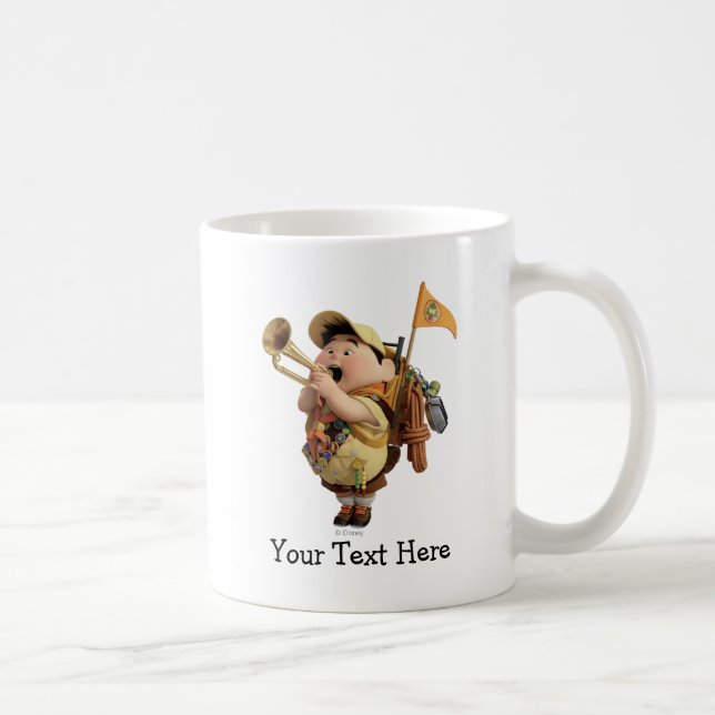 Russell blowing bugle - Disney Pixar UP 2 Coffee Mug (Right)