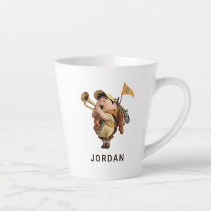 Russell blowing bugle - Disney Pixar UP 2 Latte Mug