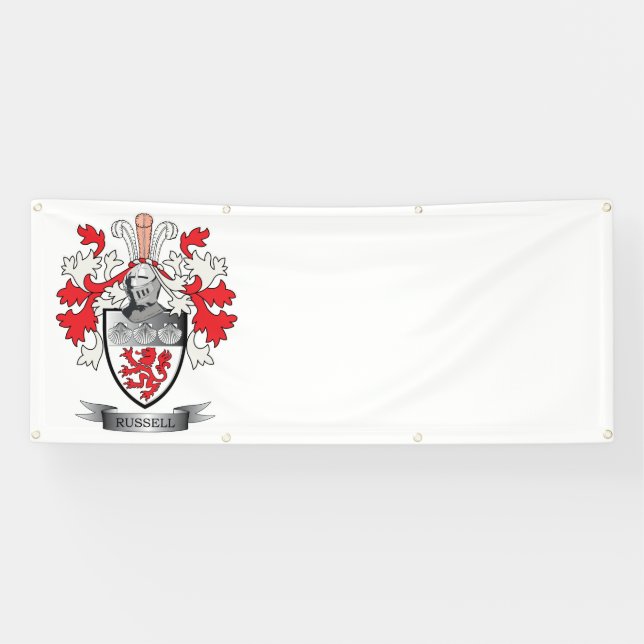 Russell Coat of Arms Banner (Horizontal)