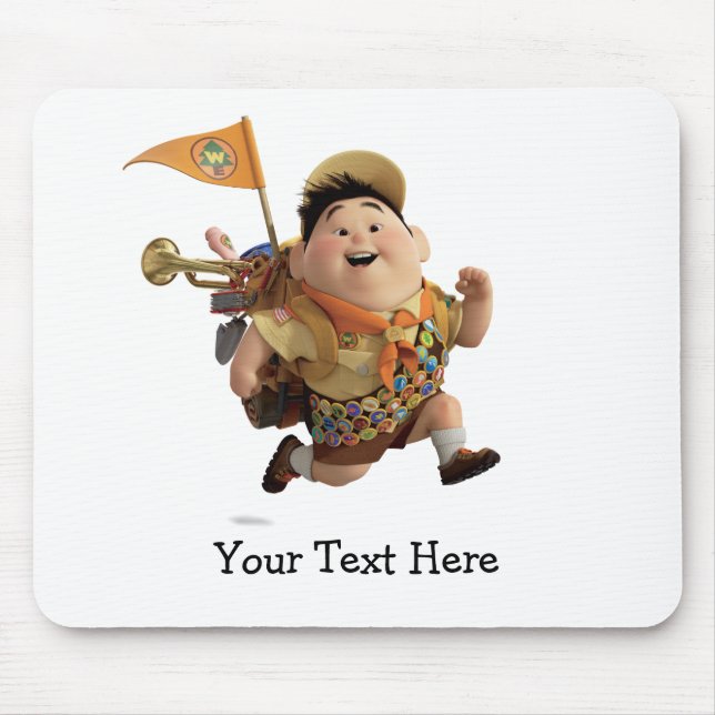 Russell Running from Disney Pixar UP Mouse Pad (Front)