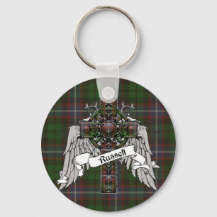 Russell Tartan Cross Keychain