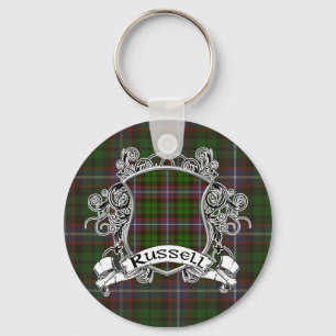 Russell Tartan Shield Keychain