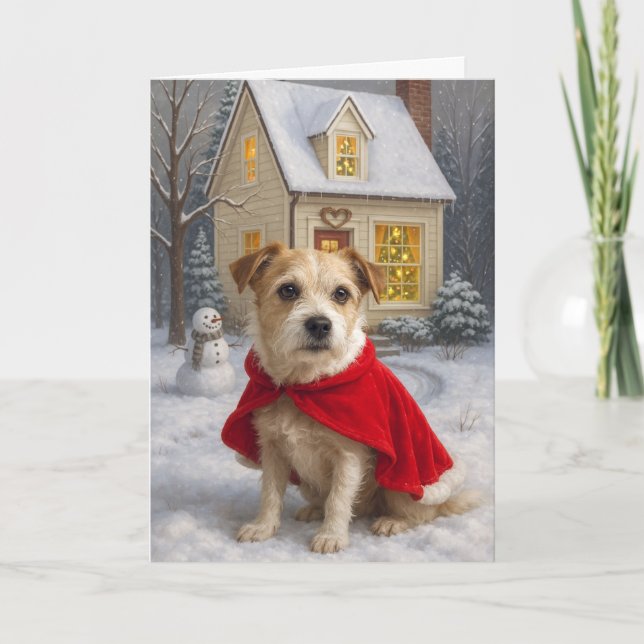 Russell Terrier Holiday Card (Front)