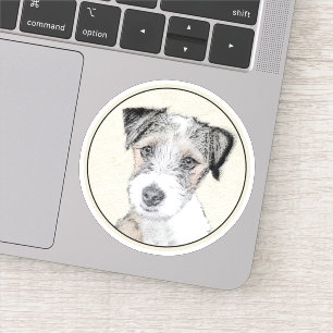 Russell Terrier Rough Painting - Original Dog Art