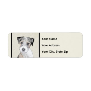 Russell Terrier Rough Painting - Original Dog Art
