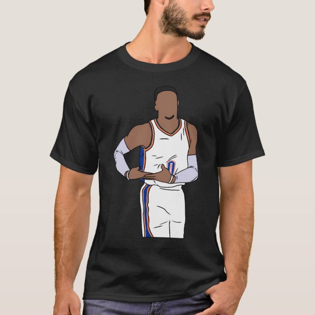 Russell Westbrook Rocks The T-Shirt (Front)