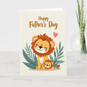 Russet Mane Fathers Day Card