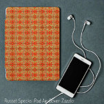 Russet Specks iPad Pro Cover<br><div class="desc">Digitilization transformed, this Abstract graphic, into a series, of elaborate patterns, shapes, and forms-consistently, massed together, in Vivid colours of; russet, orange, red, bronze, and gold.</div>