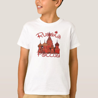 Russia Россия (with cathedral) T-Shirt