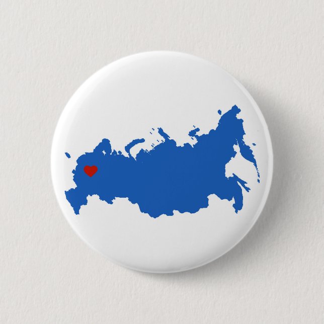 Russia 2 Inch Round Button (Front)