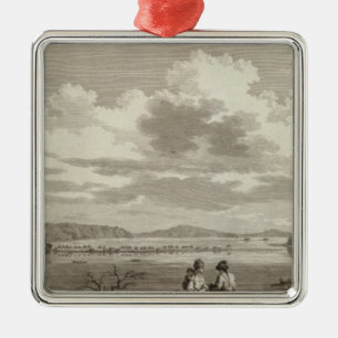 Russia 2 metal ornament