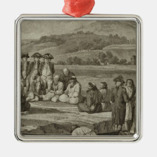 Russia 9 metal ornament