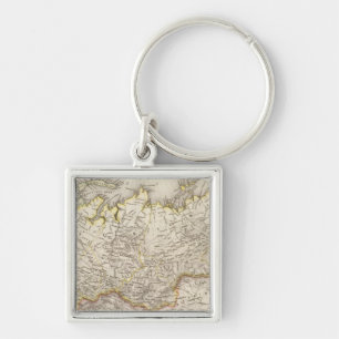 Russia and Asia 2 Keychain