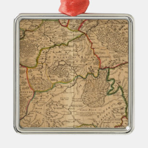 Russia and Ukraine Metal Ornament