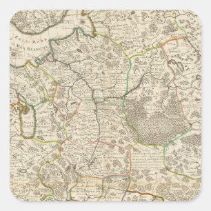 Russia and Urkraine 2 Square Sticker