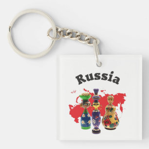 Russia - Babuschka key Keychain