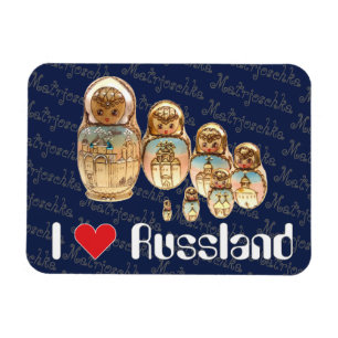 Russia - Babuschka - Matrjoschka Magnet