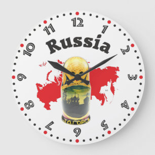 Russia - Babuschka - Matrjoschka Wanhohr Large Clock