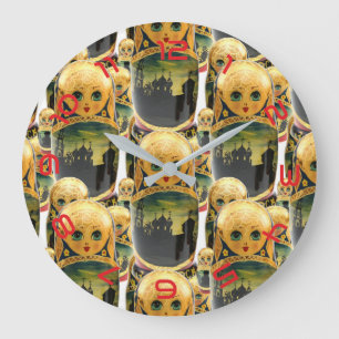 Russia - Babuschka - Matrjoschka Wanhohr Large Clock