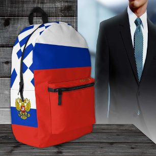 Russia backpack, patriotic, Russian Flag Printed Backpack