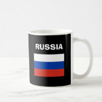 RUSSIA* Big RU MUG
