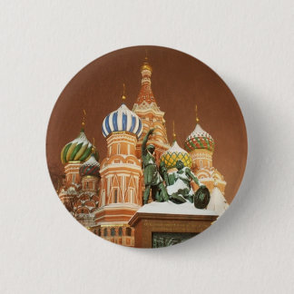 Russia Cathedral 2 Inch Round Button