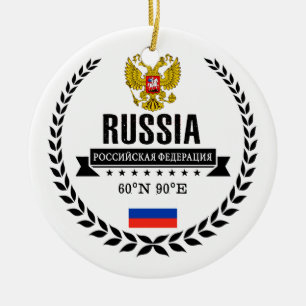 Russia Ceramic Ornament