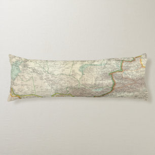 Russia, China, Asia 2 Body Pillow