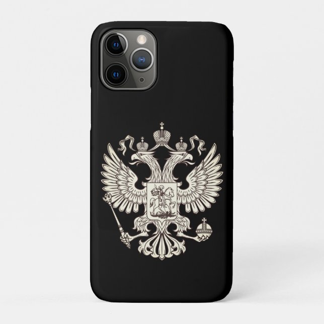Russia coat of arms - white version Case-Mate iPhone case (Back)