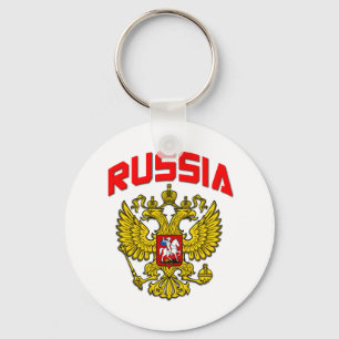 Russia Crest Keychain