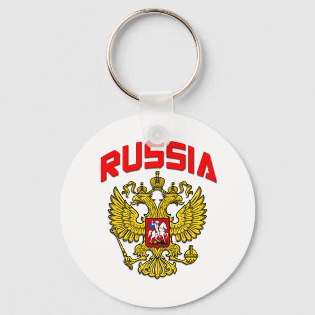 Russia Crest Keychain (Front)
