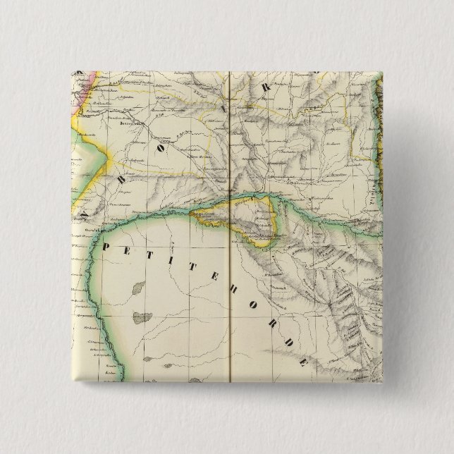 Russia, Europe 17 2 Inch Square Button (Front)