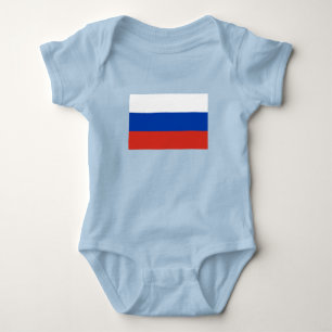 Russia Flag Baby Bodysuit